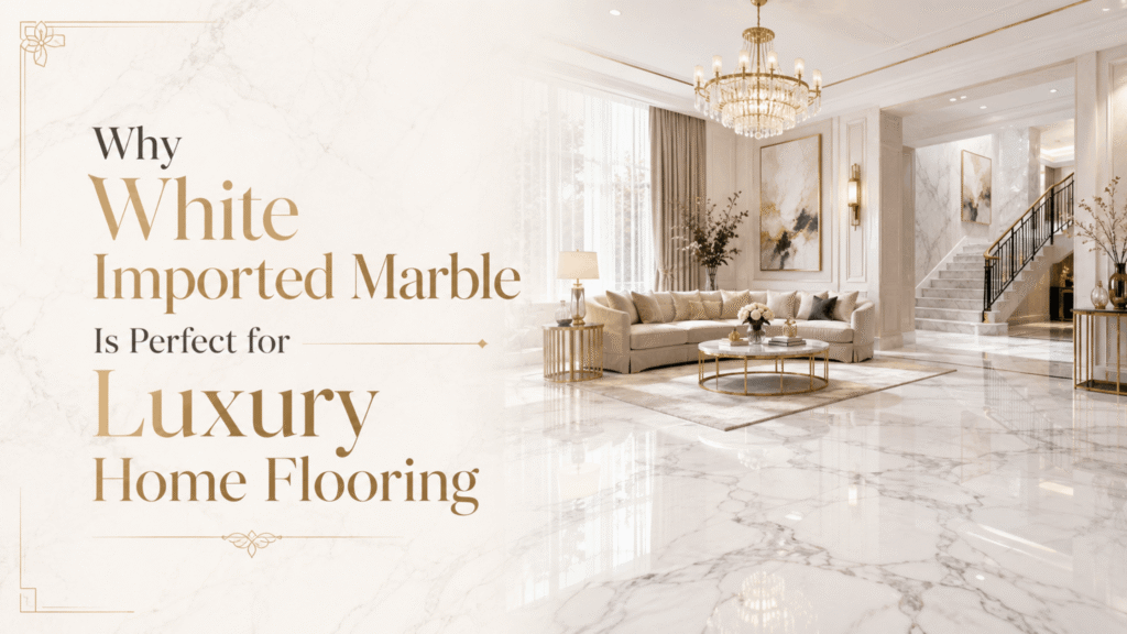 Why White Imported Marble Is Perfect for Luxury Home Flooring