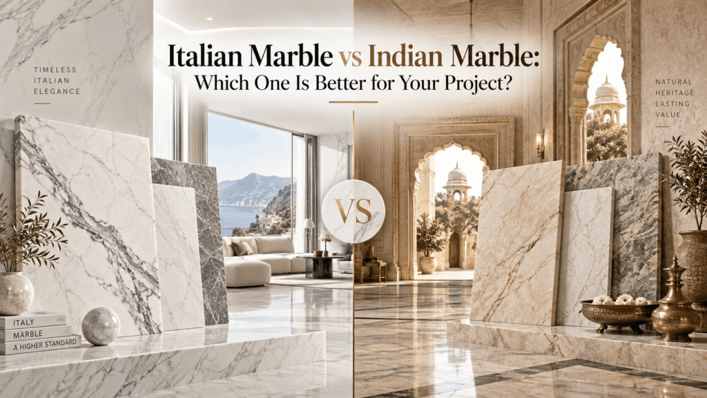Italian Marble vs Indian Marble: Which One Is Better for Your Project?